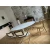 Stół TULIP ELLIPSE MARBLE biały - blat owalny marmurowy, metal RT-335V - King Home