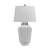 Lampa stołowa Bexley biała/ polerowany nikiel QN-BEXLEY-TL-WPN - Quintessential