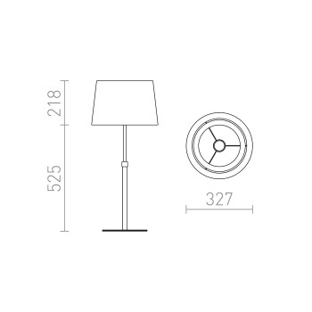 Lampa stołowa ESPLANADE R12484 – Rendl