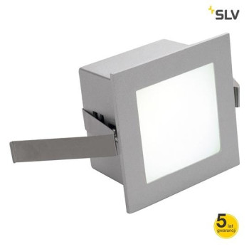 FRAME BASIC LED do wbudowania, kwadratowa, srebrnoszara, 4000K 111260 - SLV