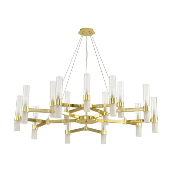 Lampa wisząca duża złota CANDELA-15 DN1505-15 gold - Step Into Design