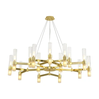 Lampa wisząca duża złota CANDELA-15 DN1505-15 gold - Step Into Design