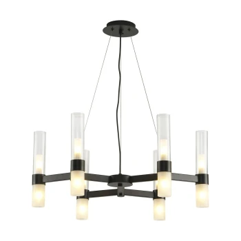 Lampa wisząca designerska CANDELA-6 DN1505-6 black - Step Into Design