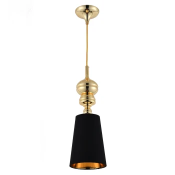 Lampa klasyczna wisząca QUEEN-1 MP-8846-18 black gold - Step Into Design