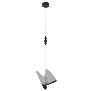Lampa stylowa wisząca BEE LAMP 1 LED czarna 21 cm MP0090-1 black - Step Into Design