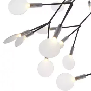 Lampa designerska wisząca BOTANIC XL LED CZARNA 150 cm ST-5860-XL black - Step Into Design