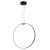 Lampa wisząca RING ACIRCULO LED czarna 50 cm ST-10453P/D500A black - Step Into Design