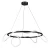 Lampa stylowa wisząca FANTASIA ROUND LED czarny 60 cm ST-9282R/D60 black - Step Into Design