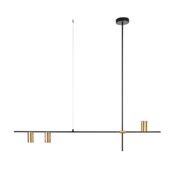 Lampa wisząca LUNGO czarno złota 135 cm - ST-10047P-3 - Step Into Design