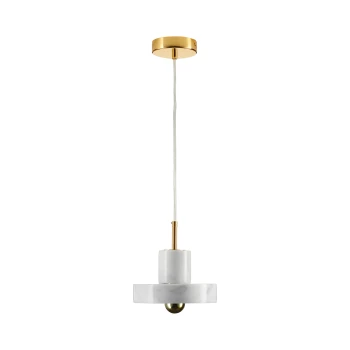 Lampa wisząca UNIVERSO marmurowo złota 18 cm - ST-10050P1 - Step Into Design