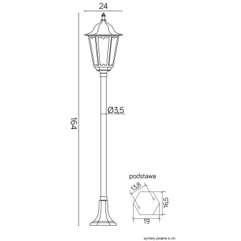 Lampa stojąca RETRO CLASSIC - K 5002/1 - SU-MA