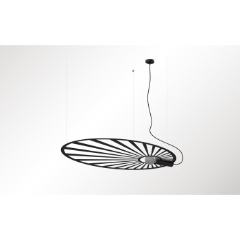 Lampa designerska wisząca LEHDET czarna TH.001CZ - Thoro