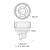 Lampa stylowa wisząca kryształowa GLADIUS P0535-06C-F4AC - Zuma Line