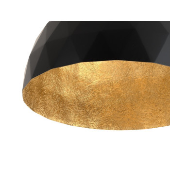Lampa loft wisząca LEONARD M - złoto-czarny