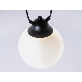 Lampa designerska wisząca GLASS HANGMAN 1 – czarny
