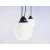 Lampa designerska wisząca GLASS HANGMAN 2 - czarny