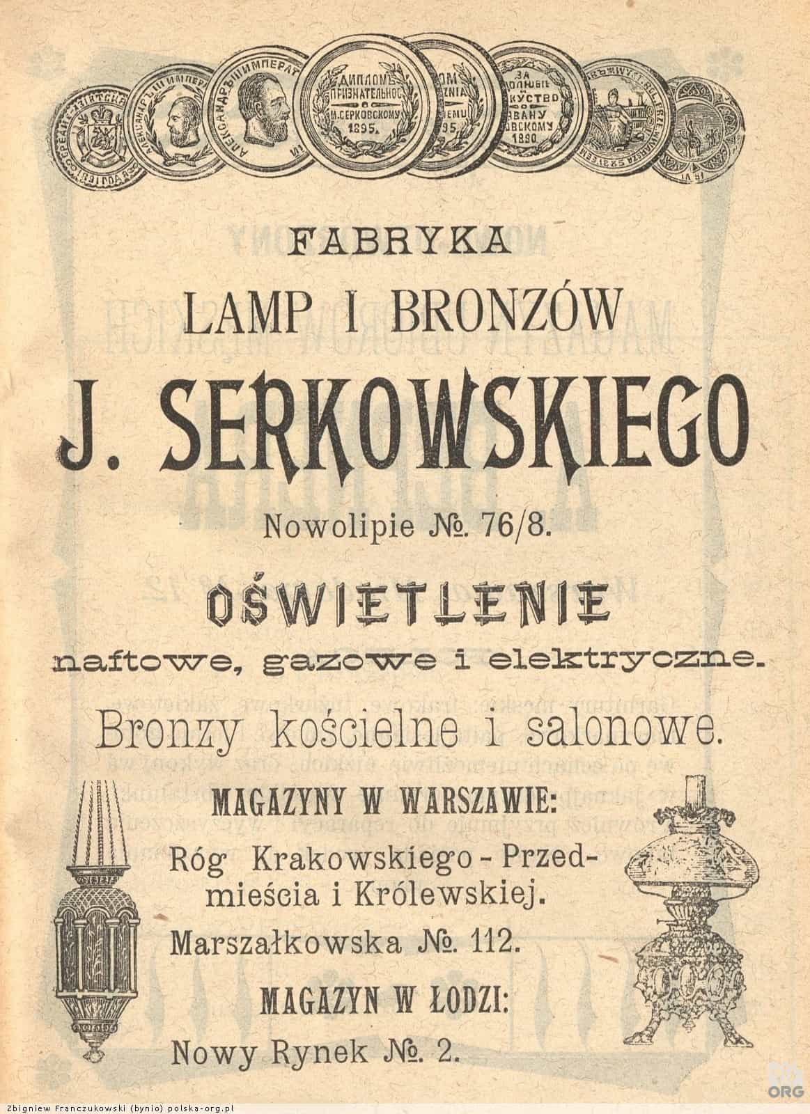 Fabryka lamp i brązów Serkowskiego