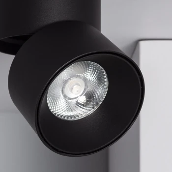 Lampa punktowa Czarna 15W Spot LED 4000-4500K Abruzzo Romeo
