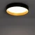 Plafon LED 21W Okrągły Czarno Złoty 45cm 3 Barwy Świecenia CCT Abruzzo Roma ABR-PLR-C-20W-CCT - Abruzzo