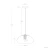 Lampa Wisząca ze Szkła Miodowego 28cm E27 Abruzzo Coco ABR-LWCM-E27 - Abruzzo