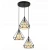 Lampa loft Diament okrągłe mocowanie świetna do salonu 3xE27 500 - Decorativi