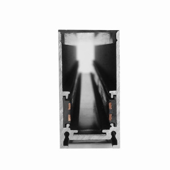 Szyna Magnetyczna 1F czarna Natynkowa 100cm 461 - Decorativi