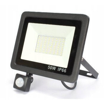 Naświetlacz LED 50W z czujnikiem ruchu barwa biała zimna 25 - Decorativi
