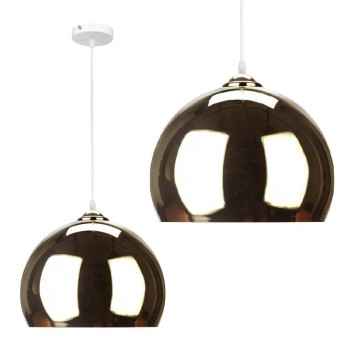 Lampa skandynawska wisząca metal E27 złota stylowa do kuchni 535 - Decorativi