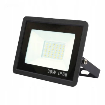 Halogen naświetlacz czarny LED bez czujnika ruchu 30W neutralna 4000K IP66 337 - Decorativi