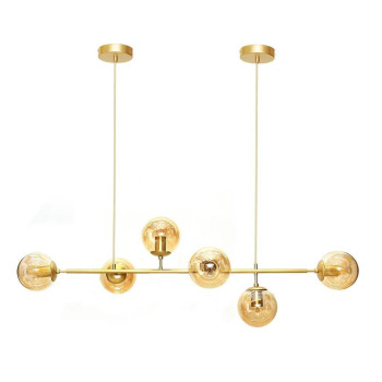 Piękna złota Lampa loft dekoracyjna do salonu owego E27 439 - Decorativi
