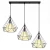Lampa loft Diament na listwie do jadalni 3xE27 499 - Decorativi
