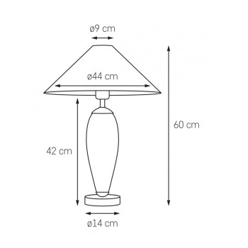 Lampa stołowa FERIA 1 40904114 - Kaspa