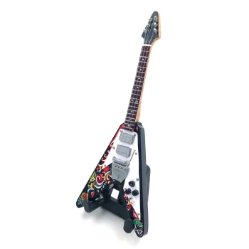 Mini gitara 15cm - BMG-014 w stylu J. HDRX -GD