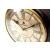 Duży zegar stojący obszyty skórą CLK-0412B