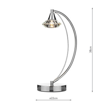 Lampa stołowa Luther 1 LUT4150 - Dar Lighting
