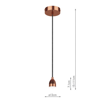 Lampa wisząca nowoczesna 1lt Modular SPL0164 - Dar Lighting