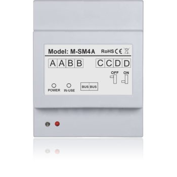 Rozdzielacz sygnału z wbudowanym wzmacniaczem i automatyką Duo M-SM4A - Vidos