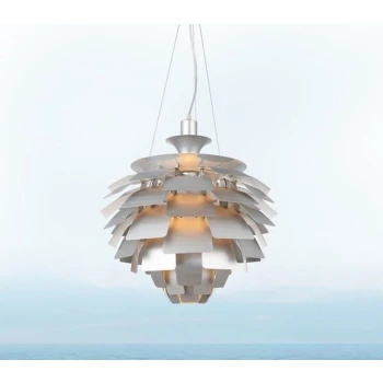 Lampa designerska wisząca ARCHI szczotkowane srebro ST-9021S - Step Into Design