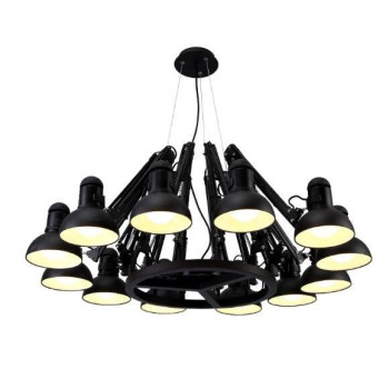 Lampa designerska wisząca SPIDER-12 czarna ST-9233-12 - Step Into Design