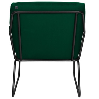 Fotel welurowy zielony MOOS HOME - Step Into Design