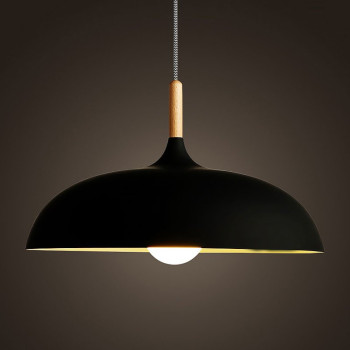 Lampa skandynawska wisząca SAUCER czarna ST-5219 - Step Into Design