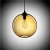 Lampa wisząca LOVE BOMB bursztynowa 78-uniw - Step Into Design