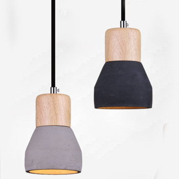 Lampa loft wisząca CONCRETE czarna ST-5220 - Step Into Design