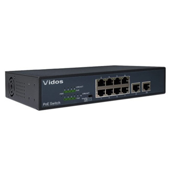 Switch POE VIDOS ONE PS82/120 IP 8 PORTOWY - Vidos