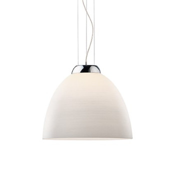 Lampa wisząca nowoczesna TOLOMEO SP1 D40 BIANCO 001814 - Ideal Lux