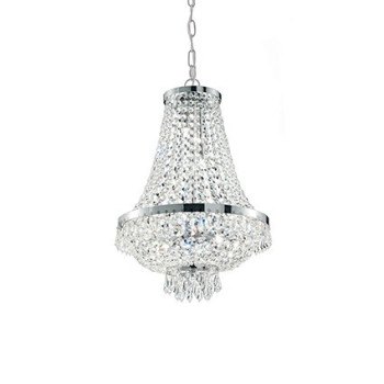 Lampa kryształowa wisząca CAESAR SP6 CROMO 033532 - Ideal Lux