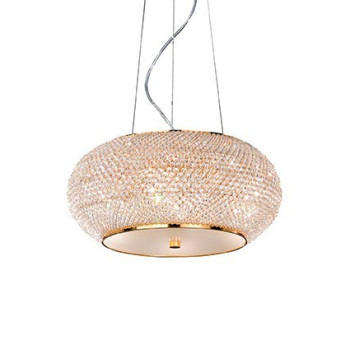 Lampa kryształowa wisząca PASHA' SP6 ORO 082172 - Ideal Lux