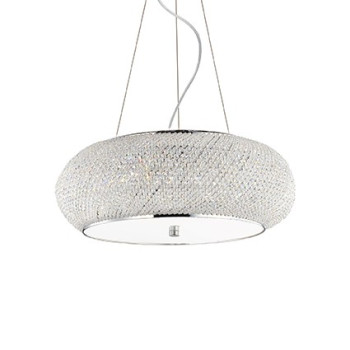Lampa kryształowa wisząca PASHA' SP10 CROMO 082196 - Ideal Lux