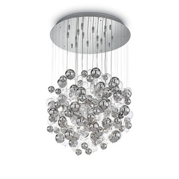 Lampa kryształowa wisząca BOLLICINE SP14 CROMO 093024 - Ideal Lux