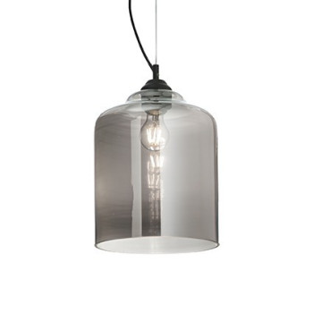 Lampa loft wisząca BISTRO' SP1 SQUARE FUME' 112312 - Ideal Lux